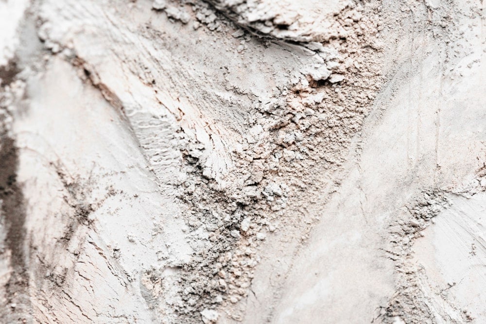 de粉（矽藻土）粉末的實際質感，顆粒極為細小，正是其透過物理磨蝕方式滅蟲的原理基礎